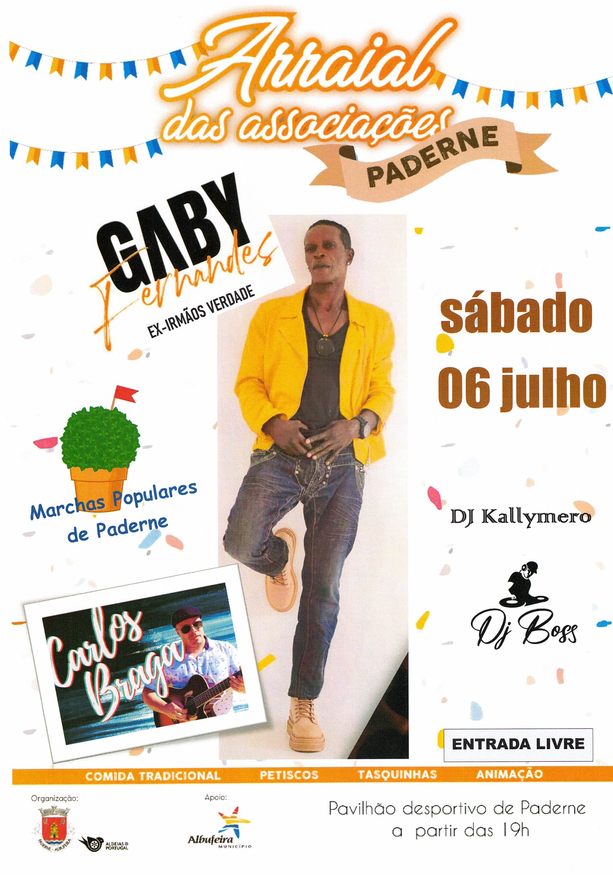 Cartaz - Arraial das Associações de Paderne