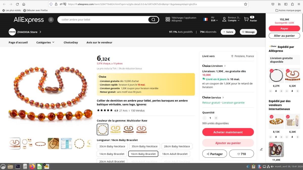Colar de dentição