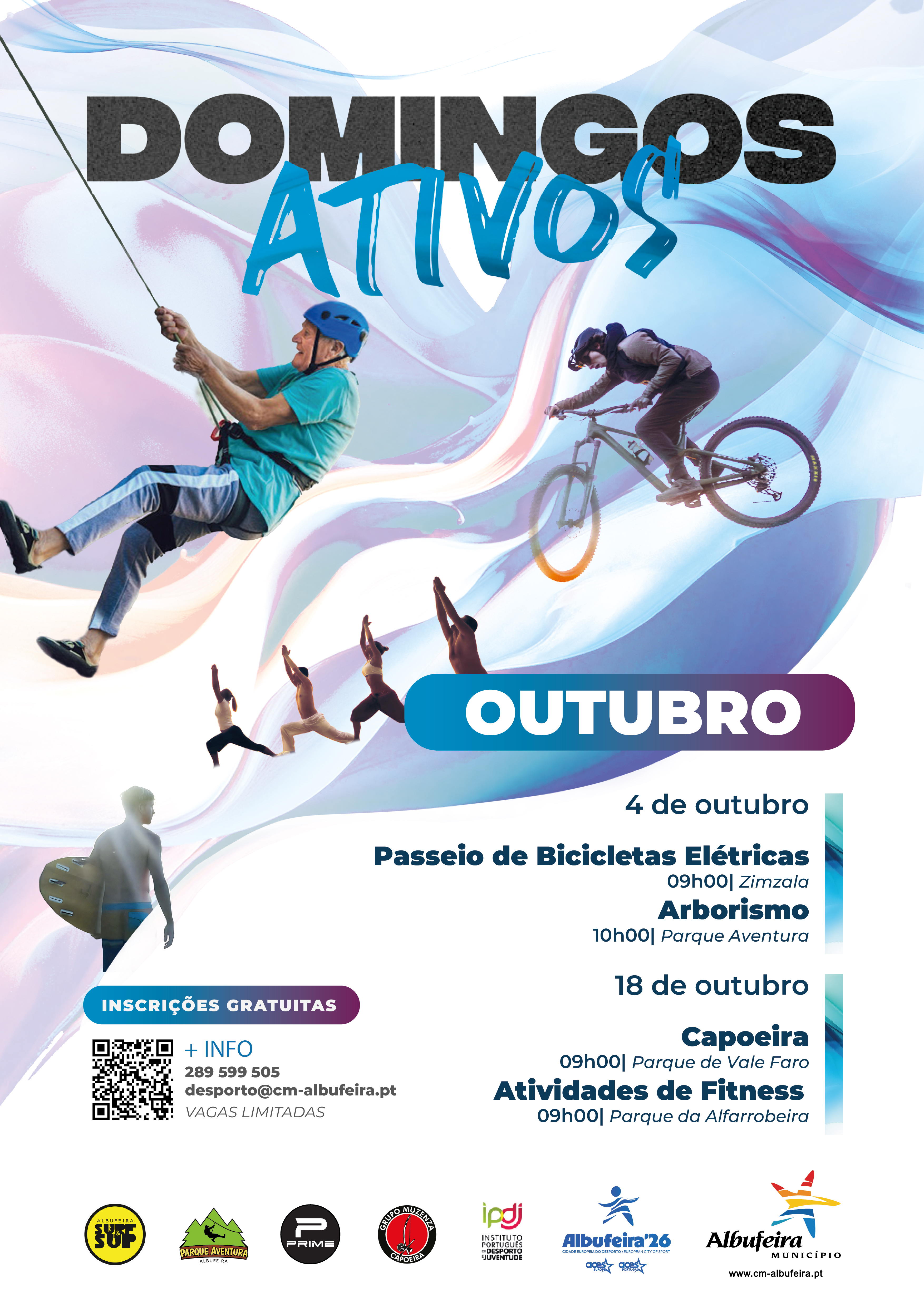 Cartaz Domingos Ativos de Outubro