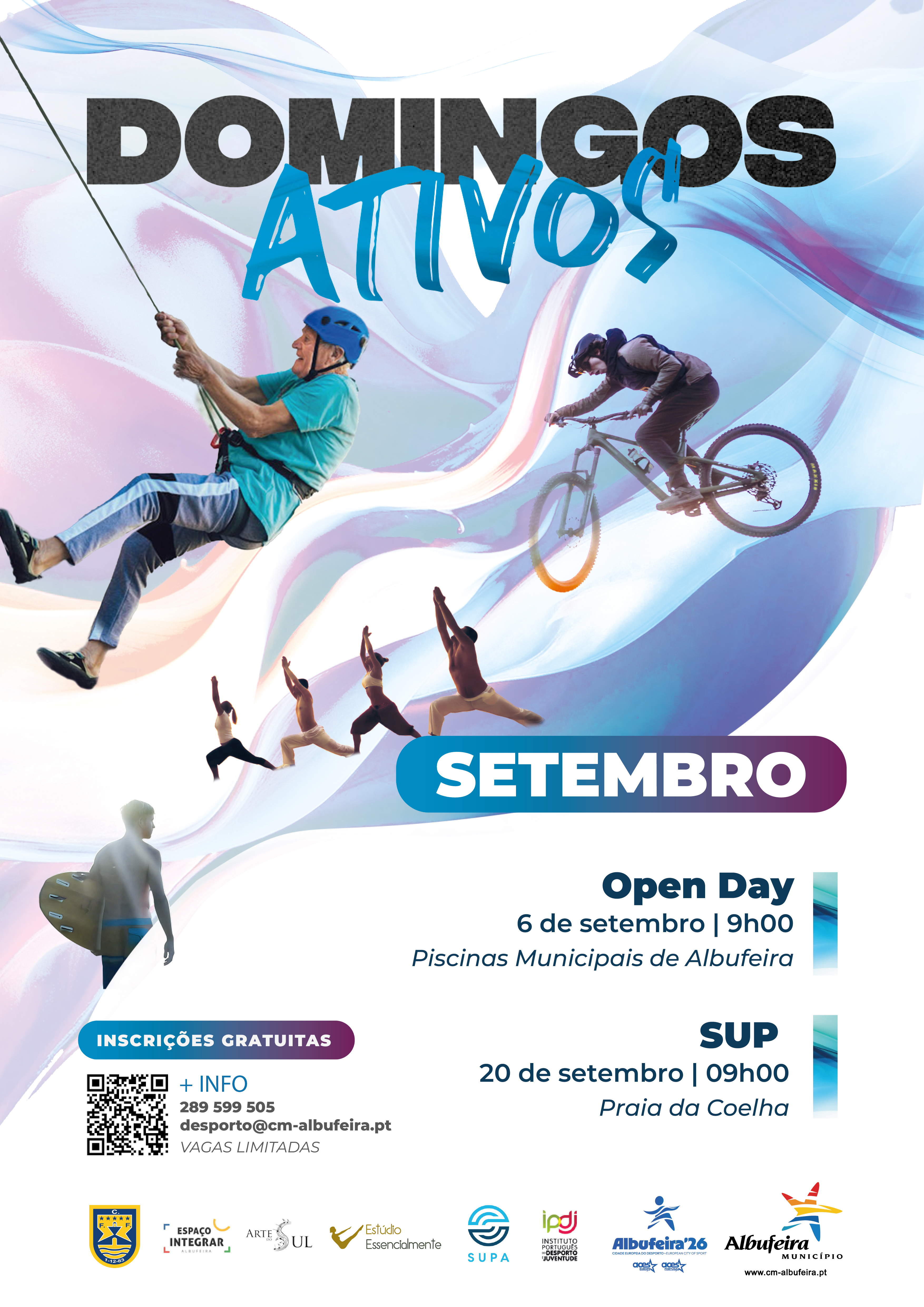 Cartaz Domingos Ativos - Setembro