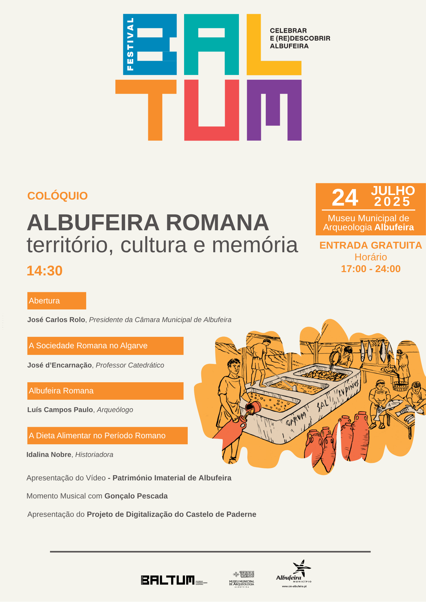 Cartaz - Festival Baltum Colóquio