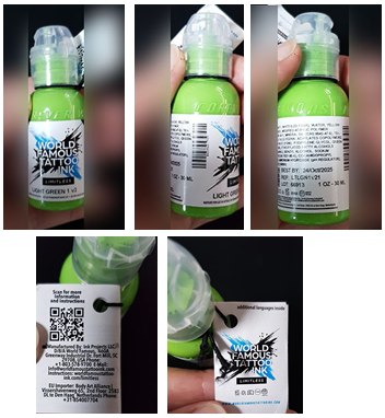 World Famous Tattoo Ink