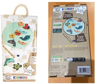 Jogo de pesca magnético - KIDWAY