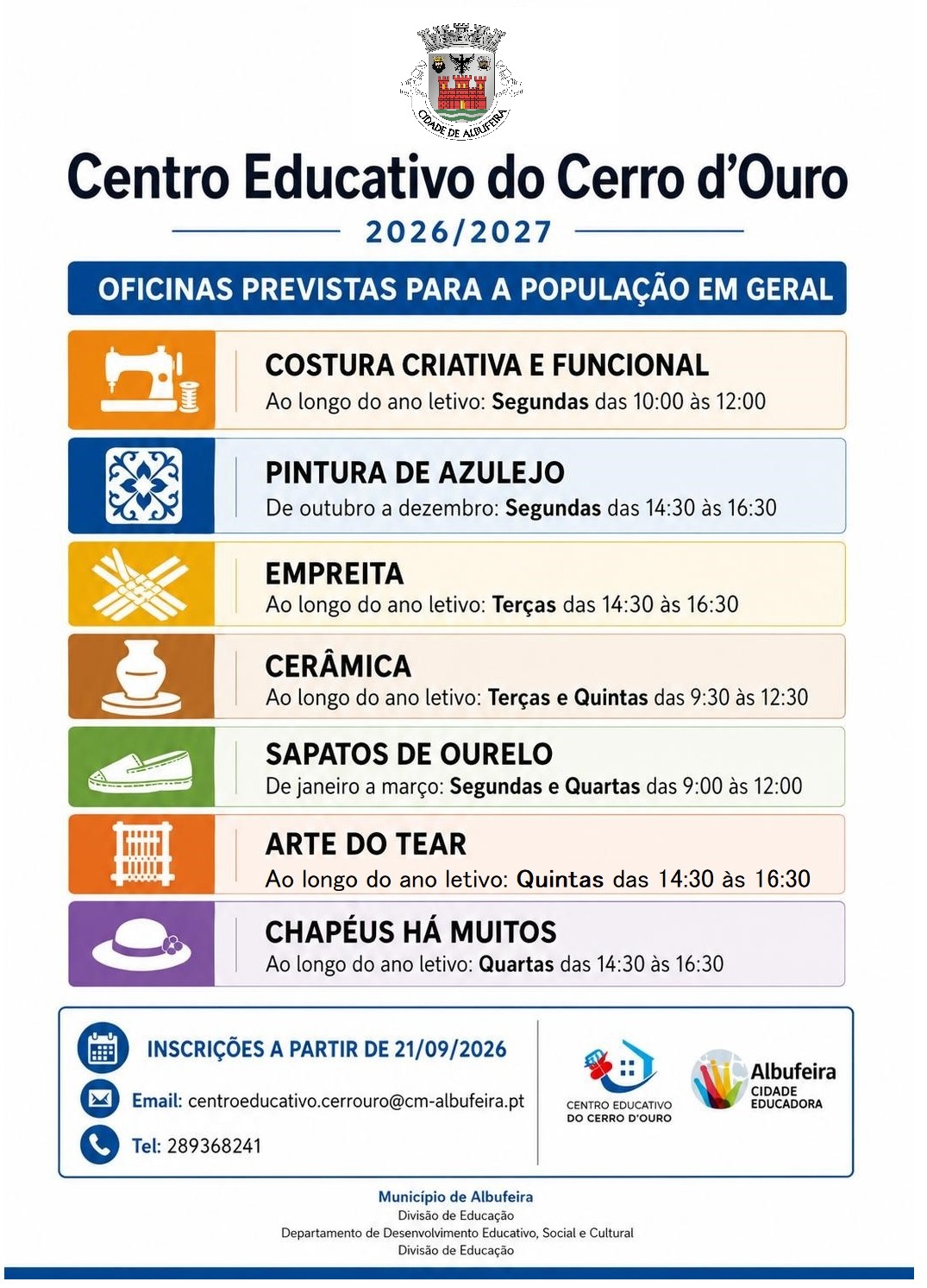 cartaz oficinas