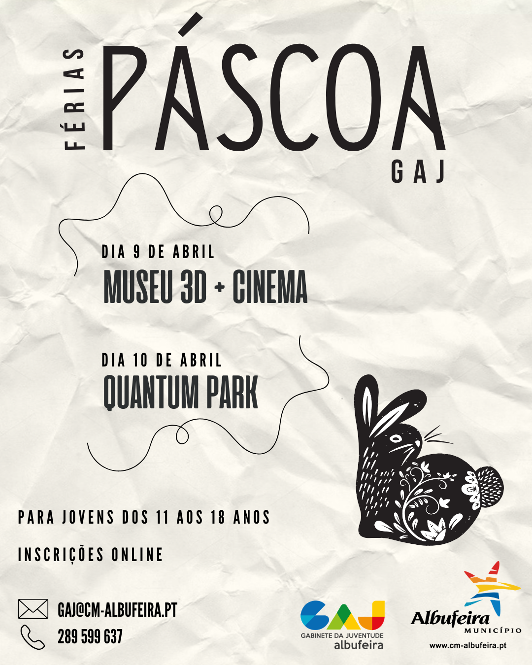 Férias da Páscoa GAJ 2026