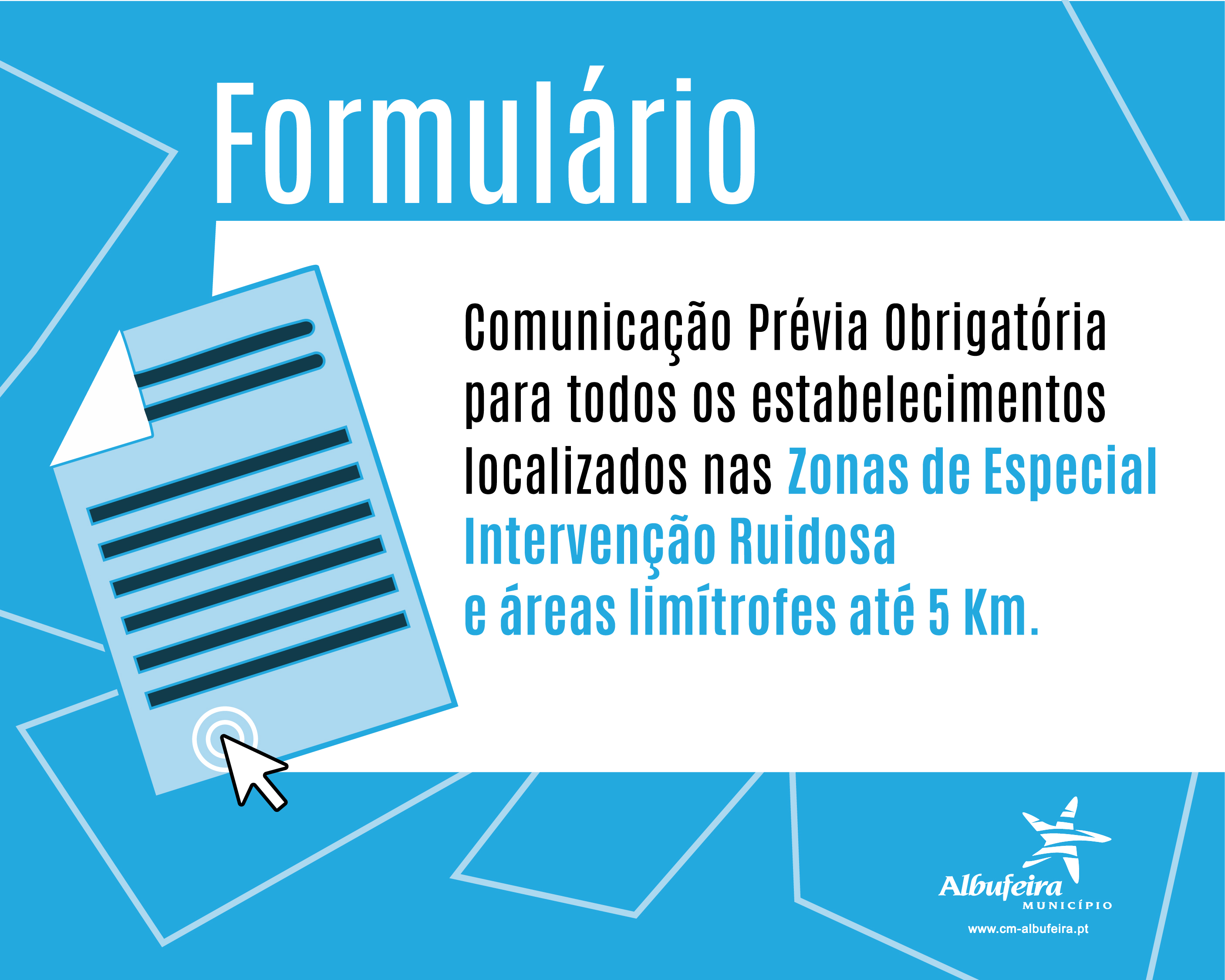 Formulário - Comunicação Prévia Obrigatória