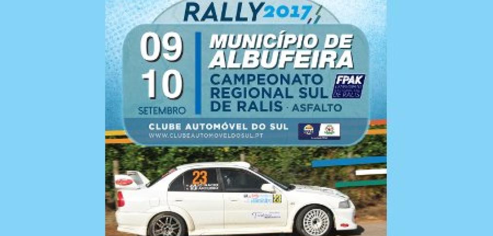 RALLY MUNICÍPIO DE ALBUFEIRA DISPUTA-SE A 9 E 10 DE SETEMBRO RALLY MUNICÍPIO DE ALBUFEIRA DISPUTA-SE A 9 E 10 DE SETEMBRO