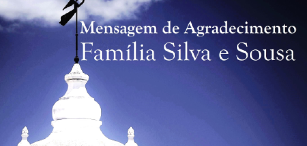 MENSAGEM DE AGRADECIMENTO DA FAMÍLIA SILVA E SOUSA