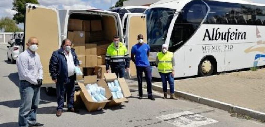 ALBUFEIRA ENTREGOU 200 MIL EUROS DE EPI’S A DIVERSAS INSTITUIÇÕES