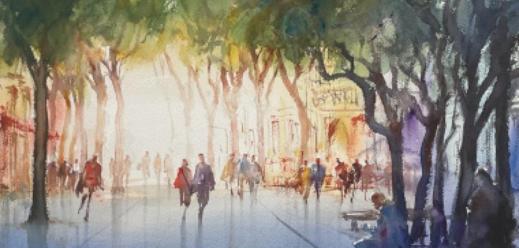 GALERIA DE ARTE PINTOR SAMORA BARROS EXPÕE “AGUARELAS DO ALGARVE”