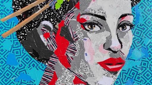 Exposição de colagens “Tela, Papel, Tesoura”, de Ana Paula Almeida