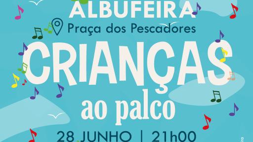 Cartaz - Crianças ao palco