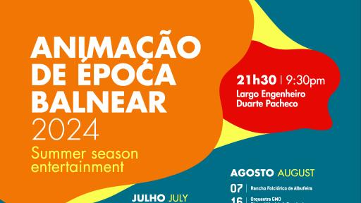 Cartaz - Animação de Época Balnear 2024