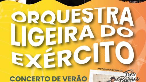 Cartaz - Orquestra Ligeira do Exército - 19 julho 2024