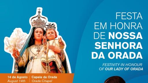 Cartaz - Festa em Honra de Nossa Senhora da Orada