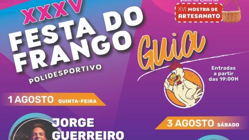 Cartaz - XXXV Festa do Frango da Guia