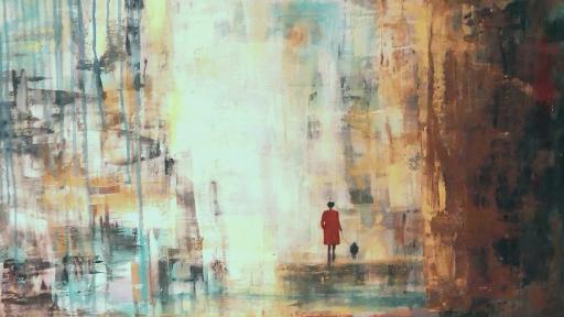 Rumo à Luz | Pintura de Birgit Manberger