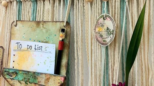 Workshop de Mix Media Art – Painel Decorativo