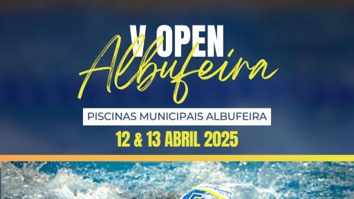 Cartaz - Natação | V Open Albufeira