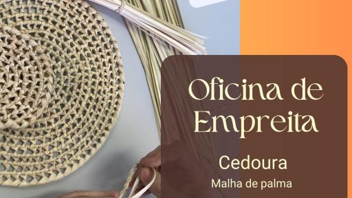 Cartaz Oficina de Empreita- Cedoura de malha aberta