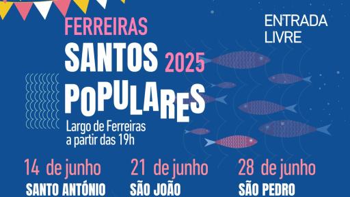 Cartaz - Santos Populares Ferreiras 2025