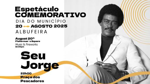 Cartaz - Espetáculo comemorativo Seu Jorge