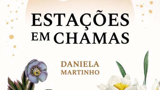 Capa do livro “Estações em Chamas” de Daniela Martinho