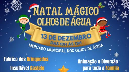 Cartaz - Natal Mágico dos Olhos de Água