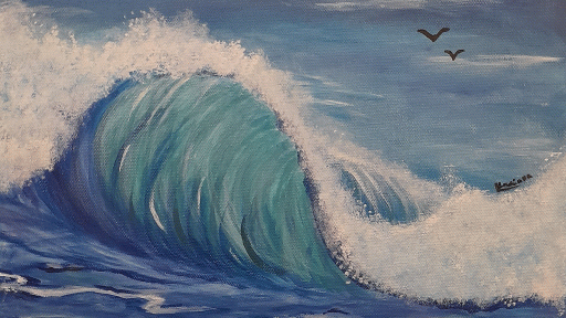 Workshop de Pintura em Tela – “Onda do Mar”
