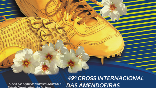 Cartaz - Cross Amendoeiras em Flor 2026