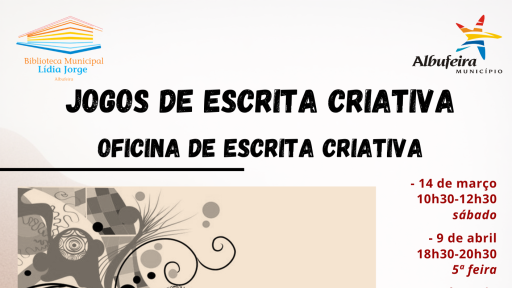 Cartaz - Jogos de Escrita - Oficina de Escrita Criativa