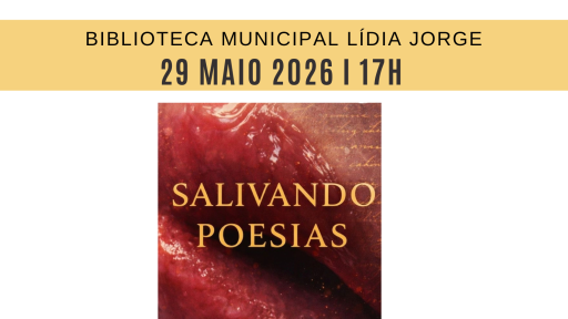 Cartaz - Apresentação de Livro "Salivando Poesias"