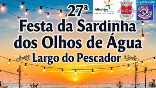 Cartaz - 27ª Festa da Sardinha de Olhos de Água