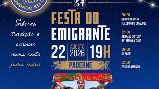Cartaz - Festa do Emigrante
