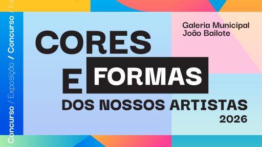Cartaz - Cores e Formas dos Nossos Artistas