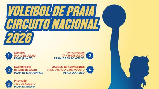 Cartaz - Final do Campeonato Nacional de Voleibol de Praia