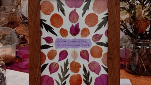 Workshop de Criação de Quadro com Flores Prensadas