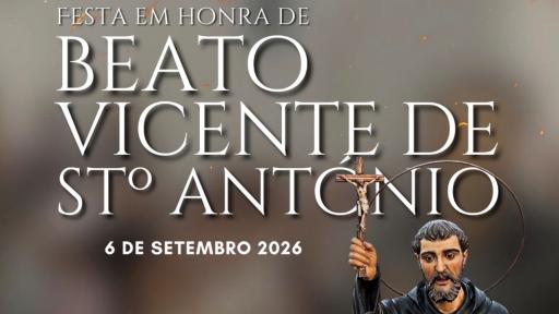 Cartaz Festa em Honra do Beato Vicente de Santo António