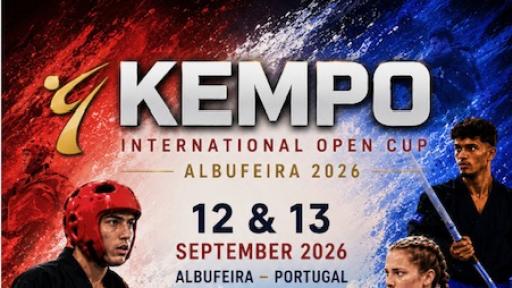 Cartaz Taça Internacional de Kempo Albufeira 2026