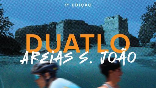 Cartaz 1º Duatlo Areias S. João