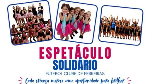 Cartaz Espetáculo solidário