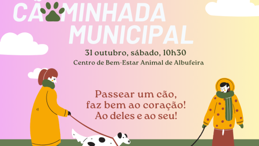 Cãominhada Municipal - 31 de outubro de 2026