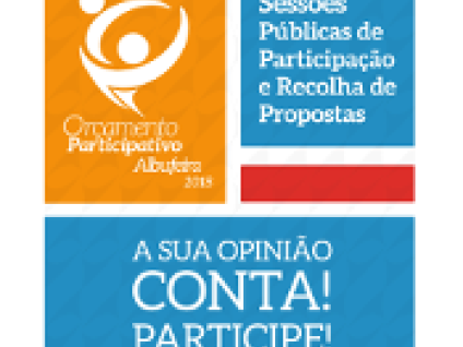 RECOLHA DE PROPOSTAS PARA O ORÇAMENTO PARTICIPATIVO