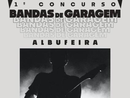 Cartaz - 1º Concurso de Bandas de Garagem de Albufeira