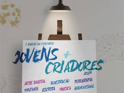 Cartaz - Concurso "Jovens + Criadores"