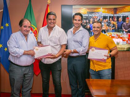Clube de Artes Marciais de Albufeira agraciado pelo Município
