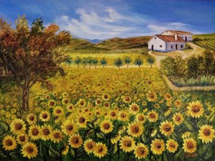 Exposição de pintura “Contemplando a Natureza”, de Teresa Martins