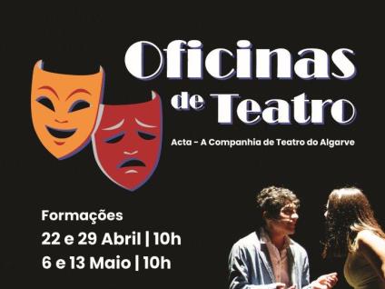 Cartaz - Oficinas de Teatro