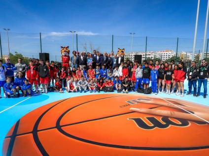 Inauguração dos campos 3x3 BasketArt e um campo de futebol de 5, no Parque Desportivo de Vale Faro
