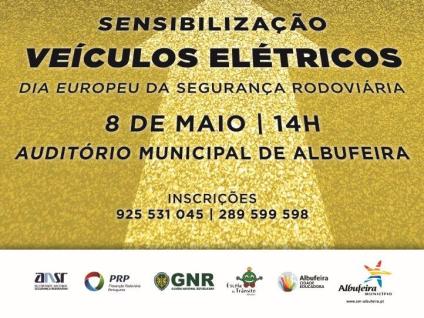 Cartaz - Ação de Sensibilização sobre Veículos Elétricos